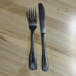 Brand Ware Flatware Fork & Knife CORAL